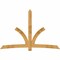Ekena Millwork Davenport Rough Sawn Timber Gable Bracket, Western Red Cedar, 108"W x 72"H x 2"D x 6"F, 16/12 Pitch GBW108X72X0206DAV00RWR - alternate 1